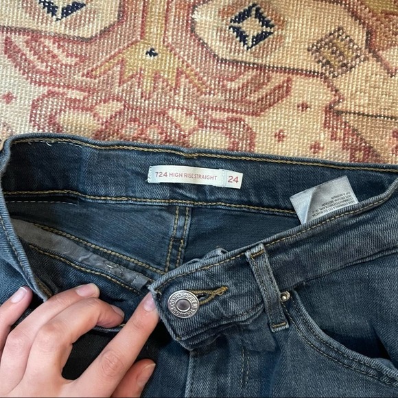 Levi’s 724 high rise straight size 24 - Picture 9 of 9